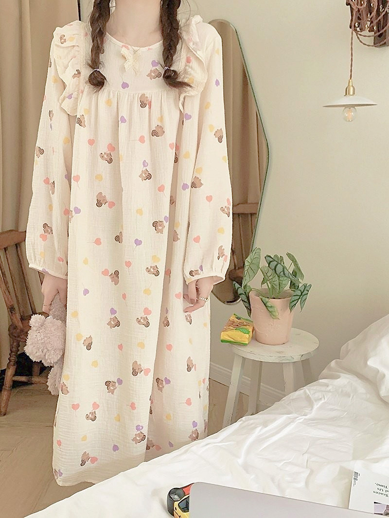 솔라set 귀여운 여성 파자마 홈웨어 투피스 잠옷 세트 원피스 택일