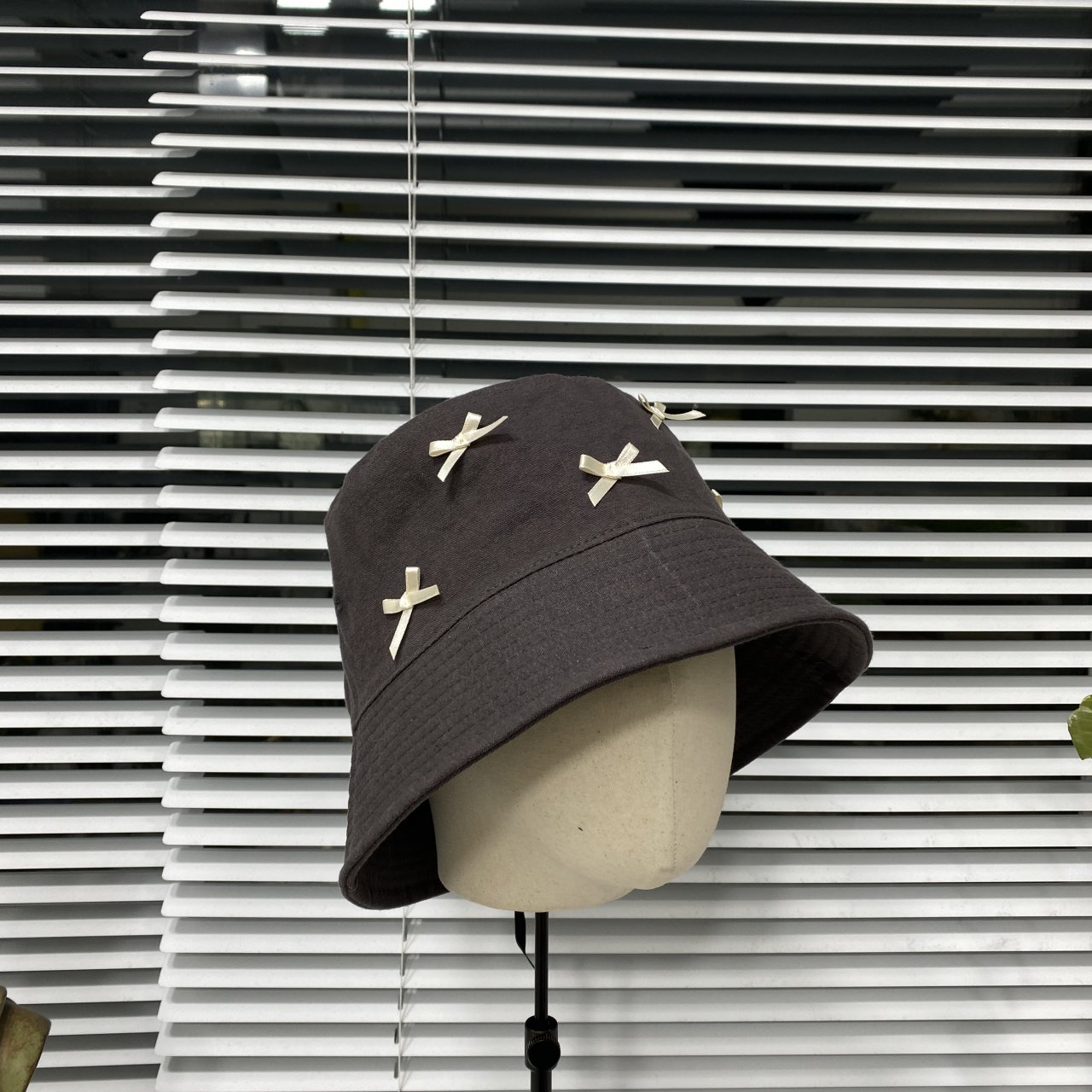 러비베이 리본 코튼 벙거지 모자 6color
